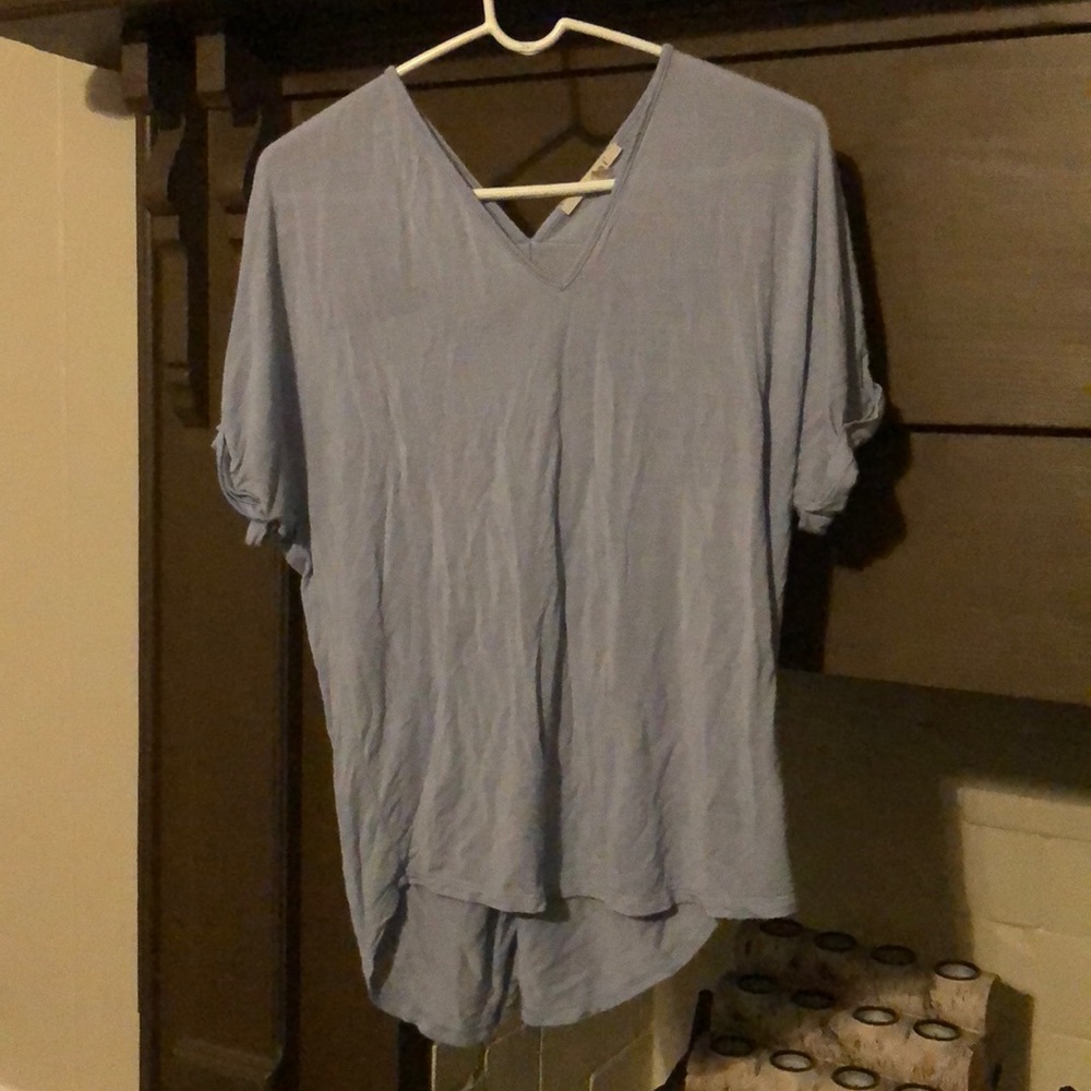 Baby blue shirt